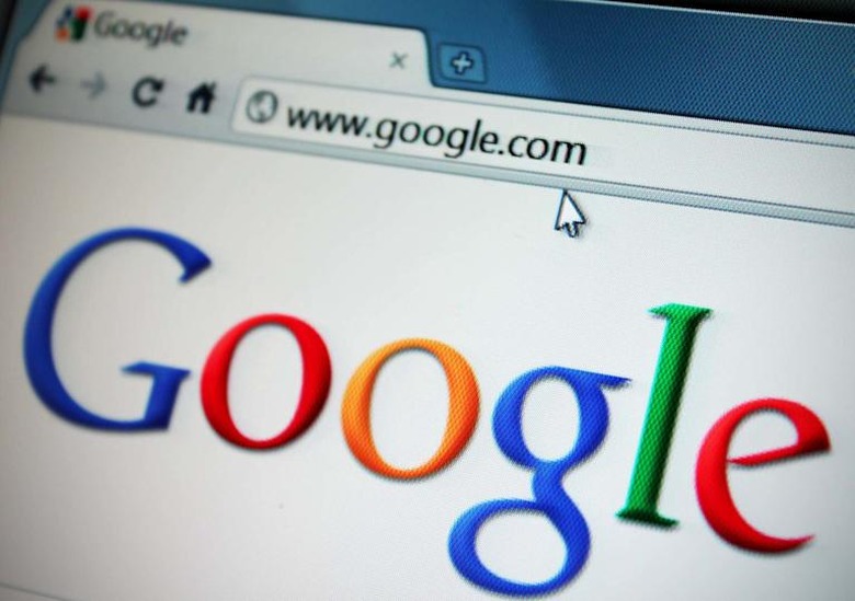 Detroit, Michigan, USA - April 20, 2011: Google.com viewed through Chrome web browser. Google Inc is an American multinational p