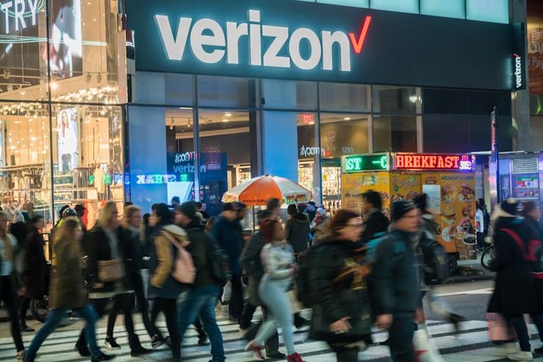 A Verizon Wireless store in the Herald Square neighborhood in New York on Tuesday, April 10, 2018. (ï¿½Photo by Richard B. Levine)