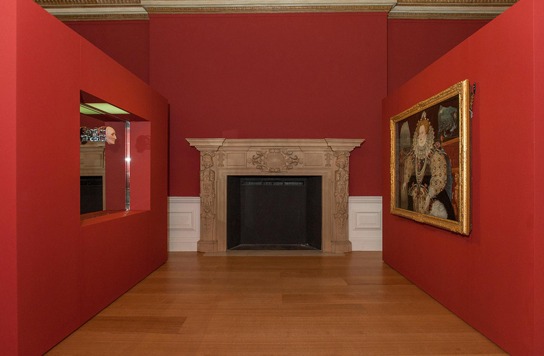 Installation Shots of Mat Collishawâs new commission in the Queenâs House, Queenâs Presence Chamber.