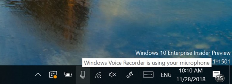 Windows 10 preview microphone privacy