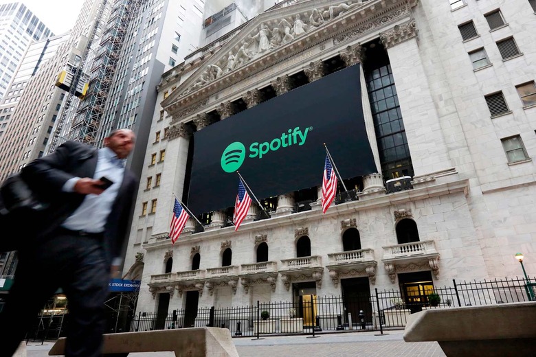 Financial Markets Wall Street Spotify IPO