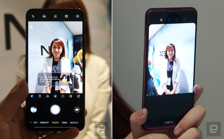 Vivo's all-screen NEX goes dual-display to ditch the pop-up camera