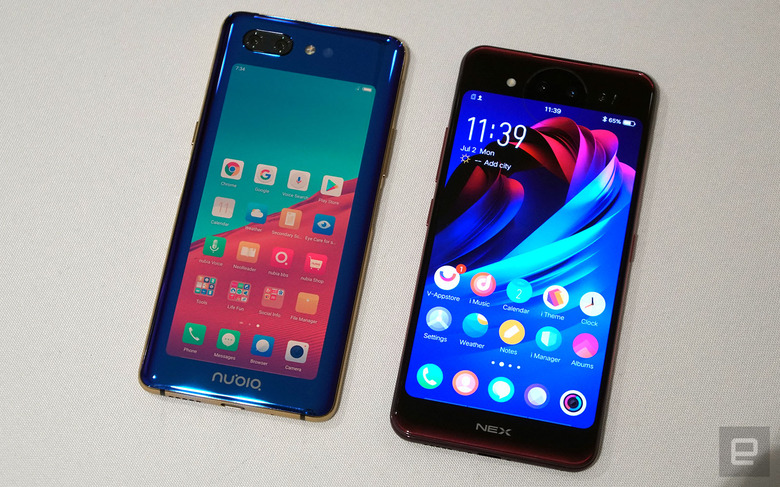 Nubia X and Vivo NEX Dual Display Edition