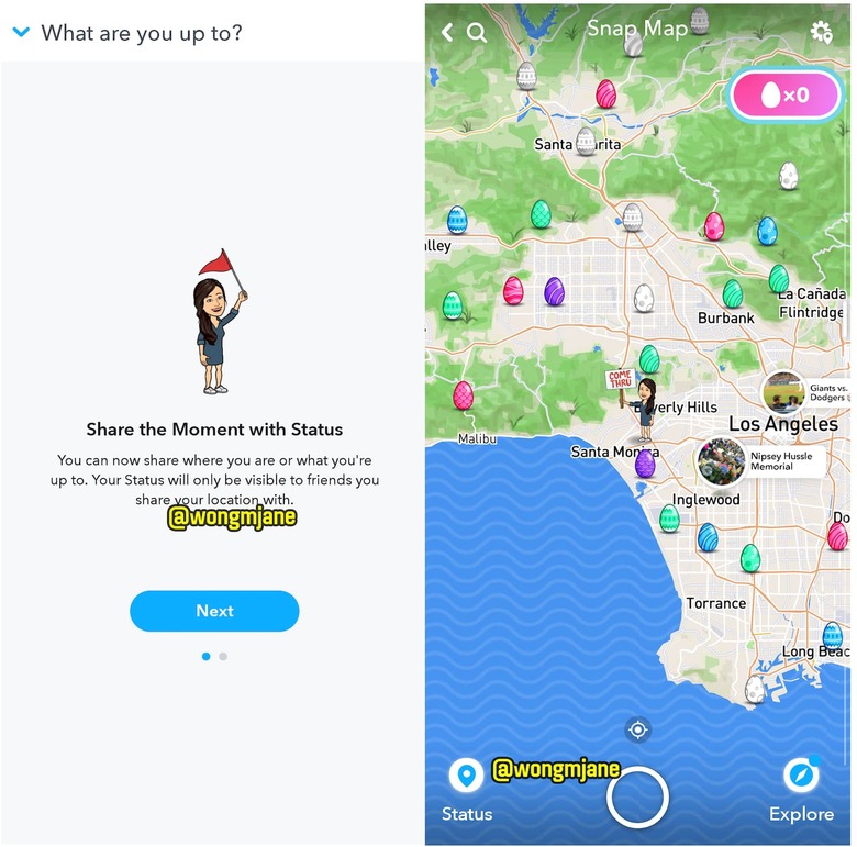 Snapchat Status test
