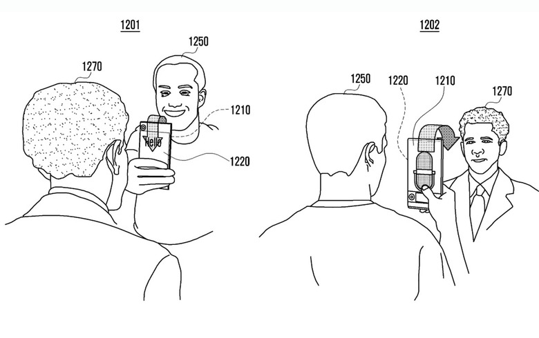 Samsung continuous screen patent