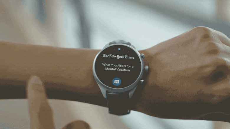 Google Wear OS Tile Demo