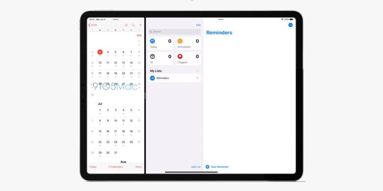 New Reminders app on iPad iOS 13
