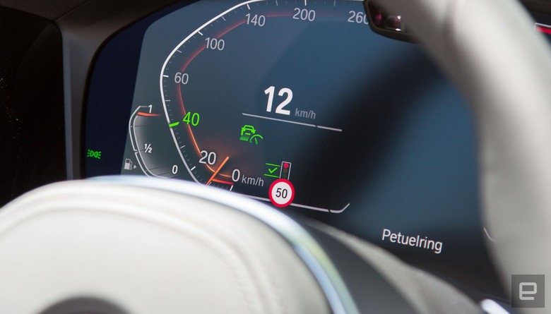 BMW cruise control traffic light demo