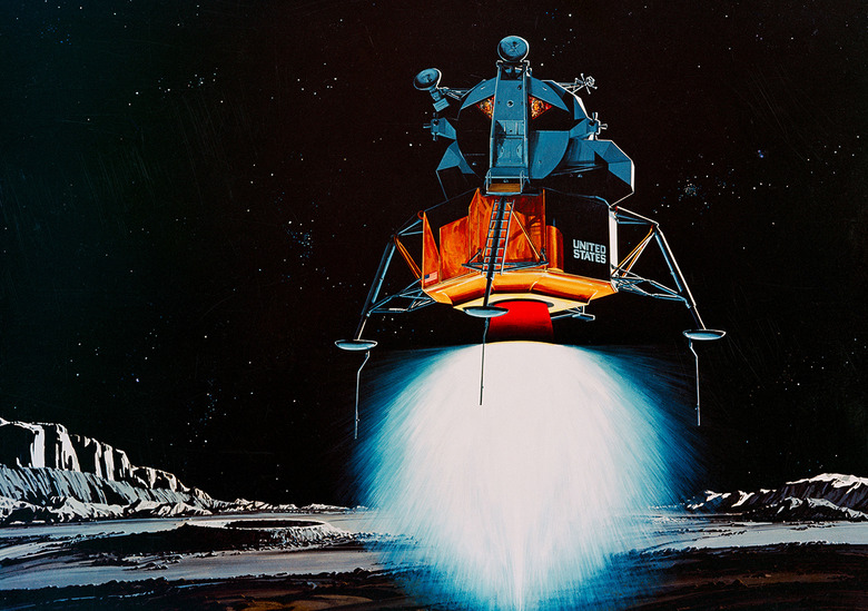 NASA apollo 11 lander illustration