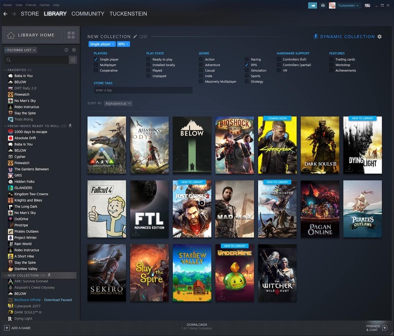 Steam Library September 2019