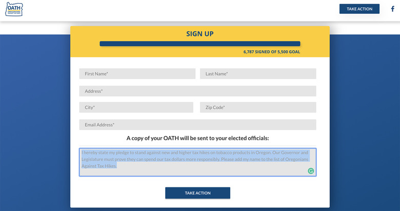 Oregonians against Tax Hikes