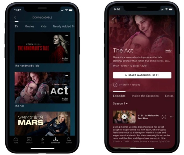 Hulu downloads