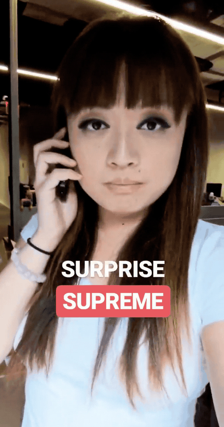 Pixel 4 selfie camera distortion on Instagram Story