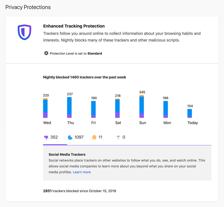 Firefox Privacy Protections