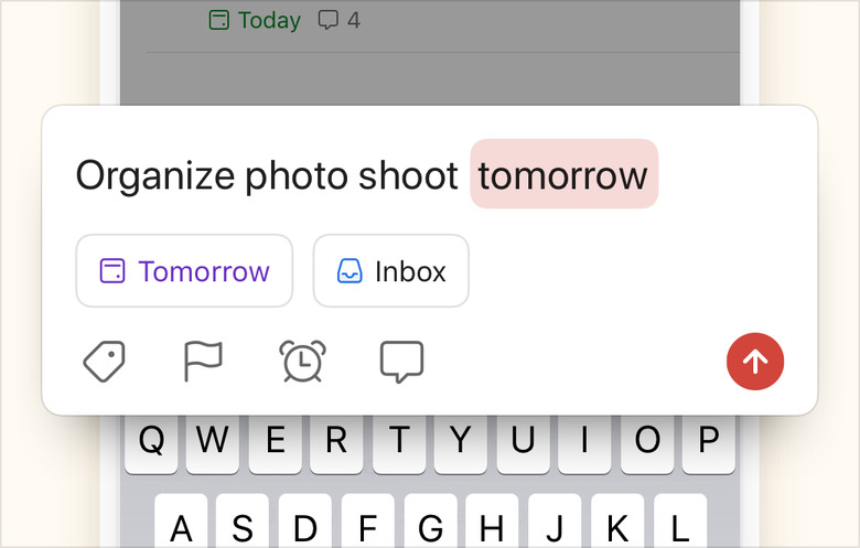 Todoist quick add