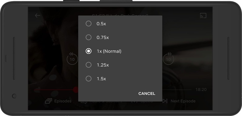 Netflix Variable Speed