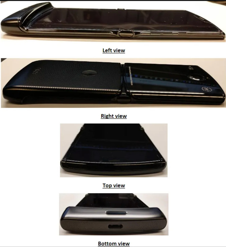 Foldable display RAZR leak