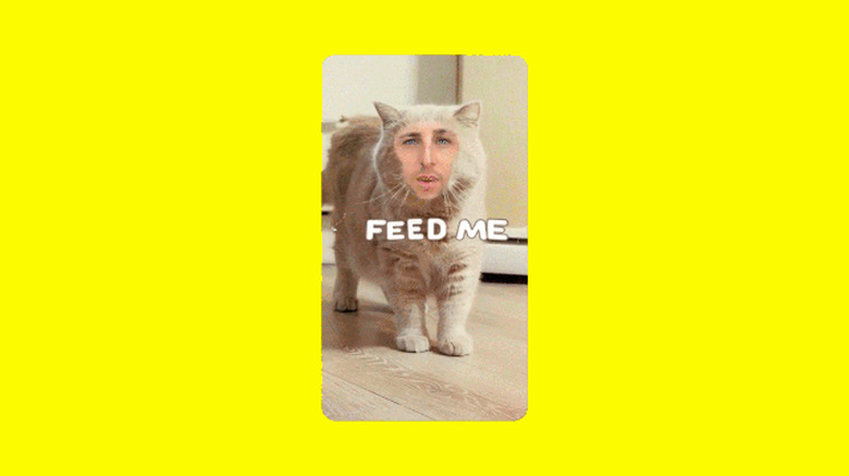 Snapchat Cameos appear in your own GIF