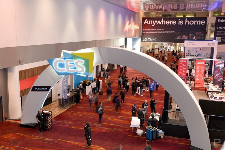 CES show floor