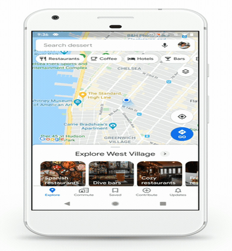 Google Maps update