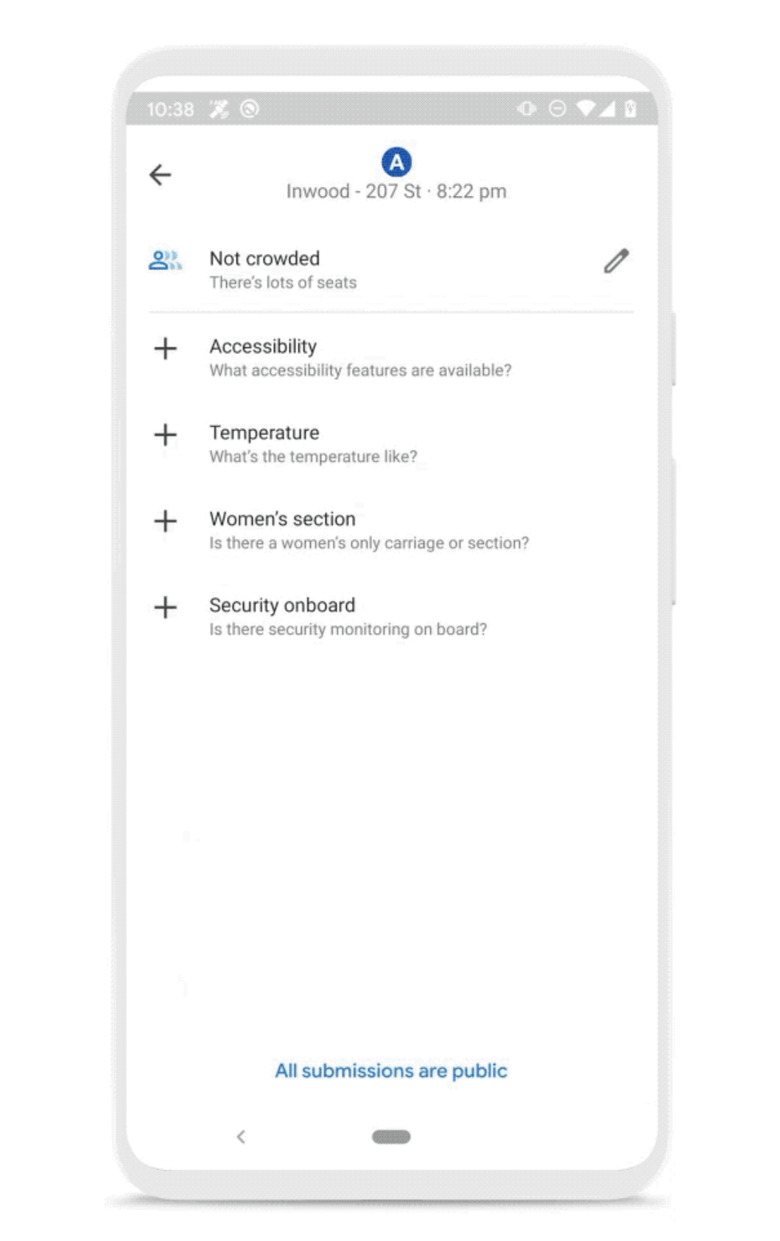 Google Maps update