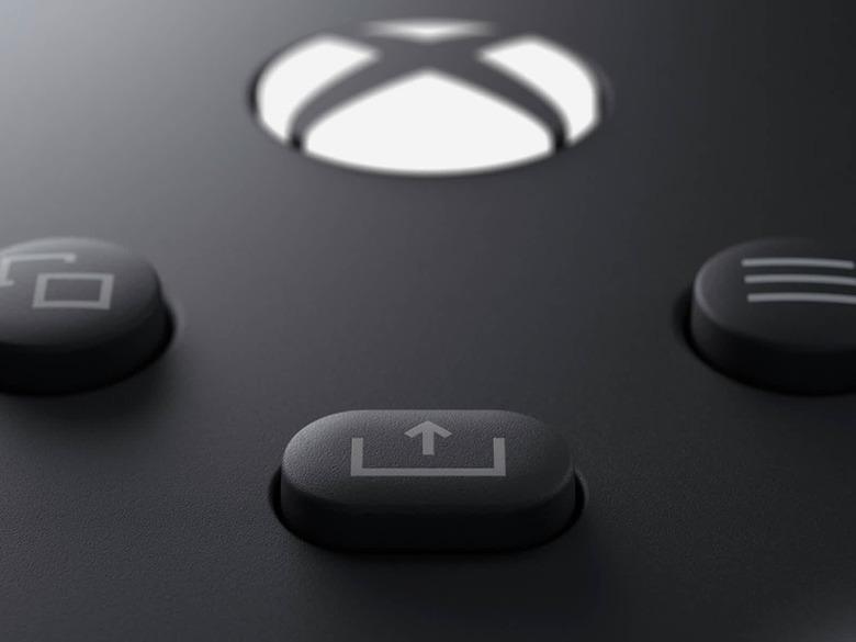 Xbox Series X Share button