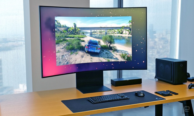 With a massive 55-inch 4K display, Samsung's Odyssey Ark is one of the biggest gaming monitors available today.