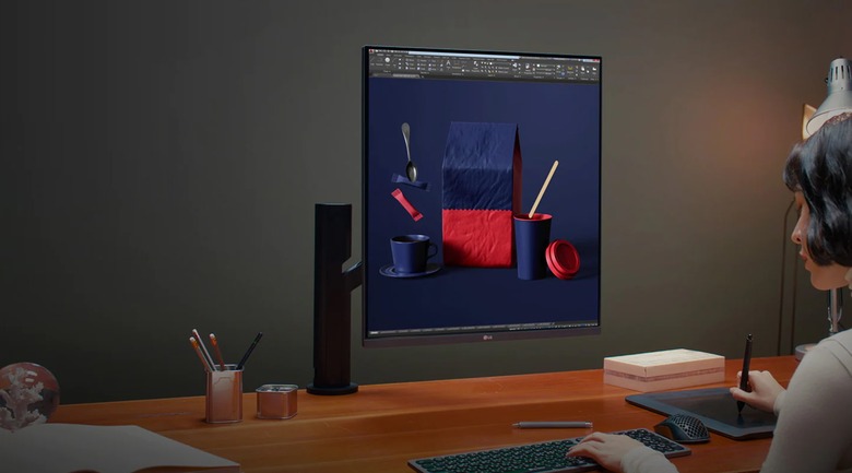 Featuring an unusual 16:18 aspect ratio, LG's DualUp monitor is designed to provide additional vertical screen space without needing to rotate a display into portrait mode.