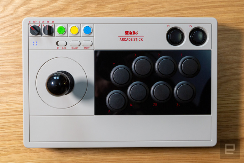 A modified Arcade Stick with Hori buttons.