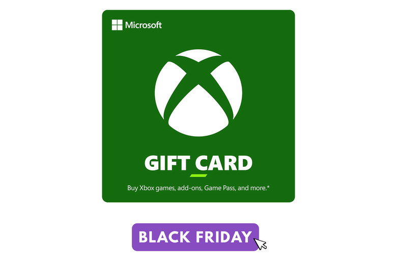 Xbox gift card with a Black Friday label.