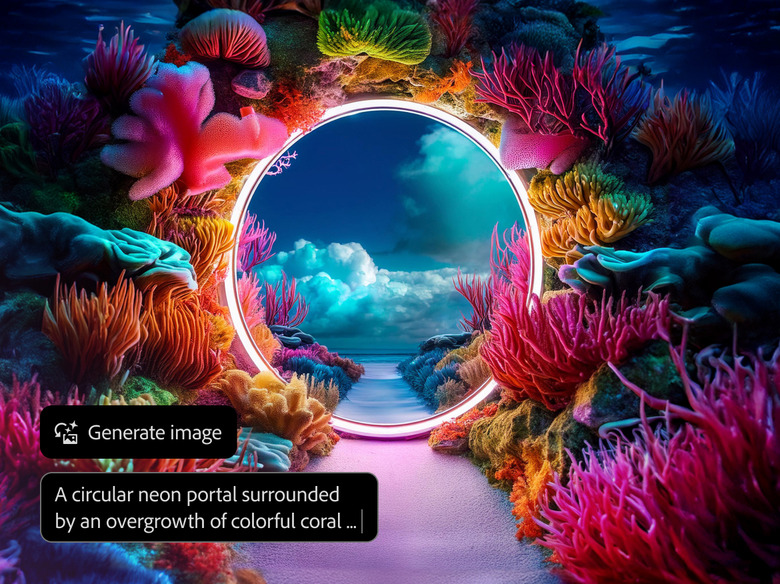 Adobe's Photoshop can now generate images via prompts like Dall-E or Mid Journey