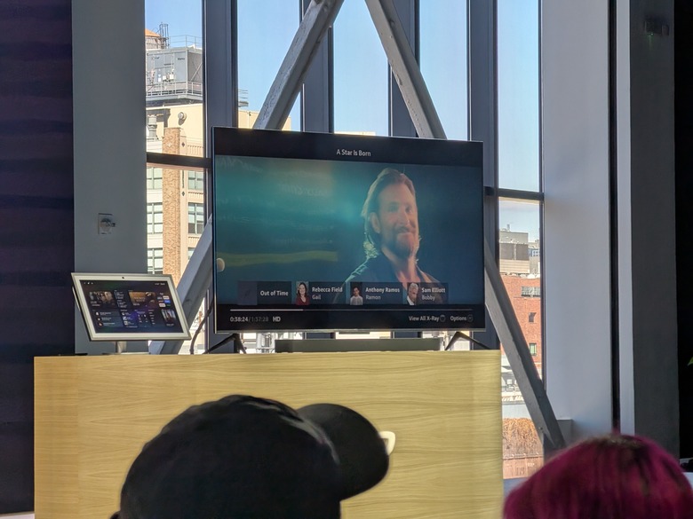 Using natural language controls to jump from playing a song to the exact scene in the movie where it's being played.