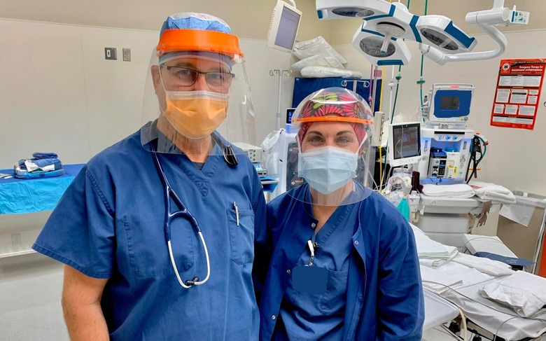 Amazon 3D-printed face shields