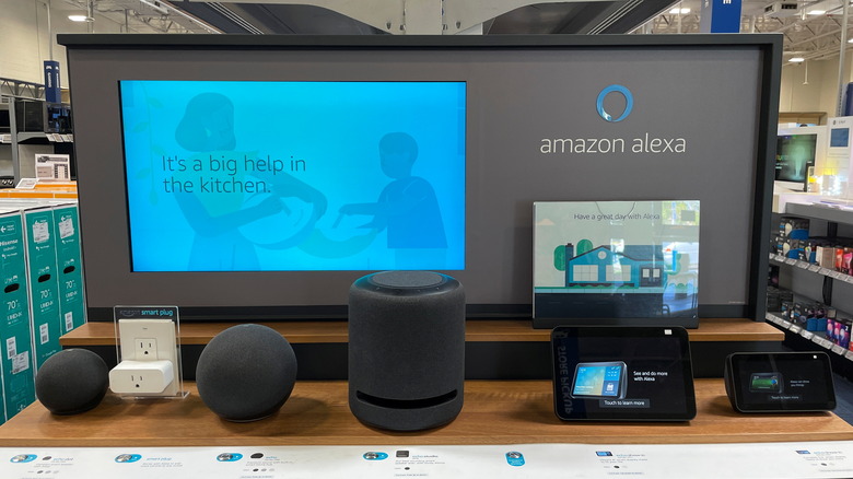 Amazon's Alexa home systems are shown for sale in a retail store in San Diego, California, U.S., September 30, 2021. Picture taken September 30, 2021. REUTERSMike Blake