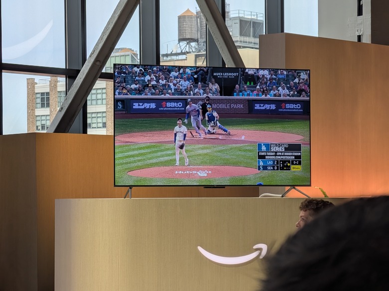 Live demos on one of the new Fire TVs.