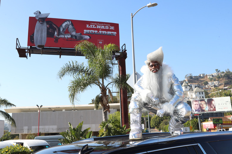 HOLLYWOOD, CALIFORNIA - NOVEMBER 19: Lil Nas X celebrates his new single 