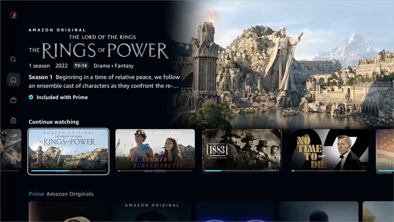 Amazon Prime Video redesign