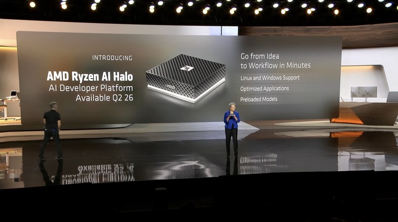 The Ryzen AI Halo is a AI development platform powered by an AI Max processor. It's tiny!