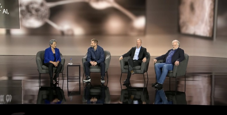 An impromptu AI healthcare panel found its way to the stage.