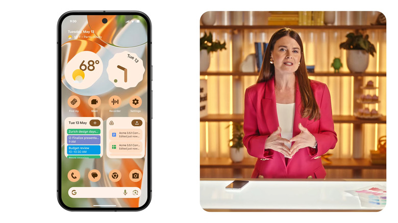 A more refined home screen grid.
