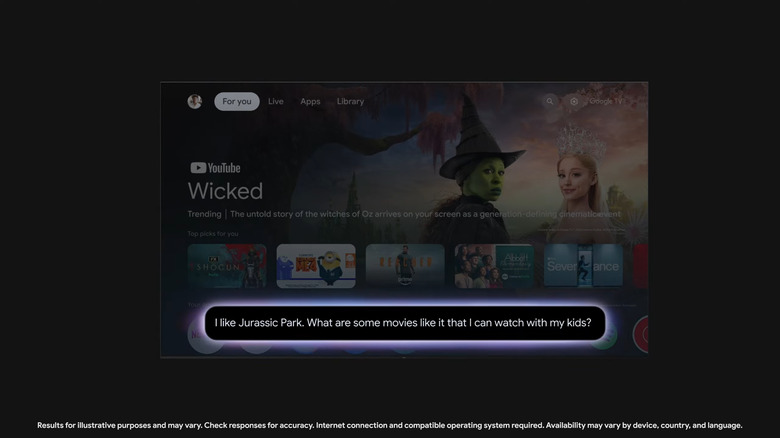 Gemini is also coming to Google TV.