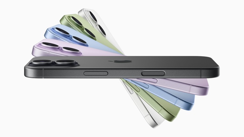 The iPhone 17 comes in five colors.