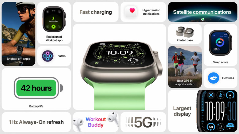 Apple Watch Ultra 3 specs. (Apple)