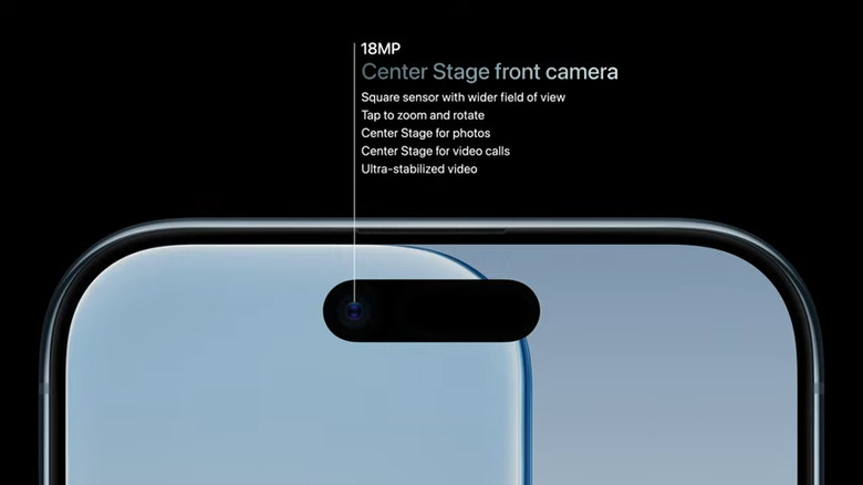 The iPhone Air is getting a new Center Stage front camera.