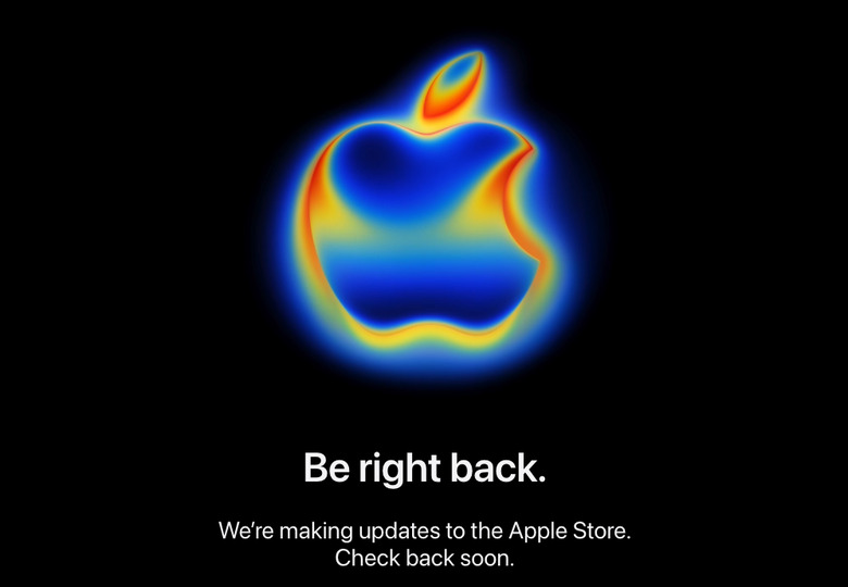 The Apple Store is prepping for new products.