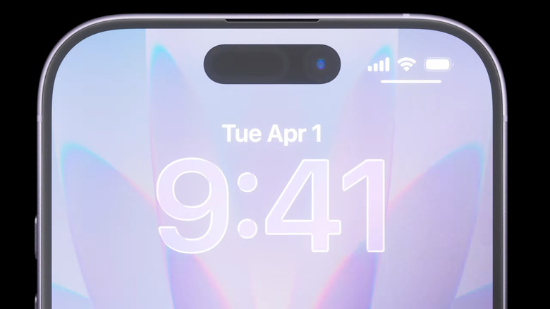 New center stage front camera. (Apple)