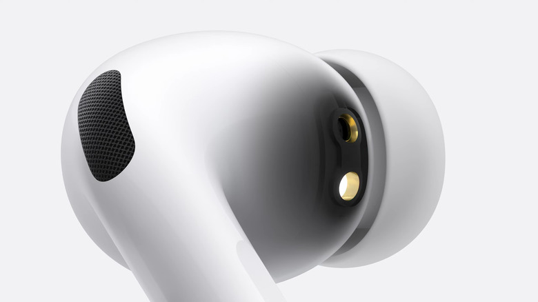 The new AirPods have a heart rate sensor. (Apple)