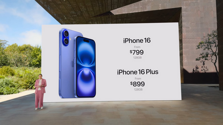 iPhone 16 and 16 Plus prices.