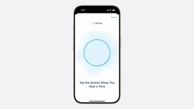 Hearing test for AirPods Pro and iPhone.