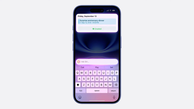 Type to Siri.